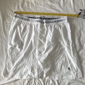 Polo by Ralph Lauren White Boxers Lightweight Comfort